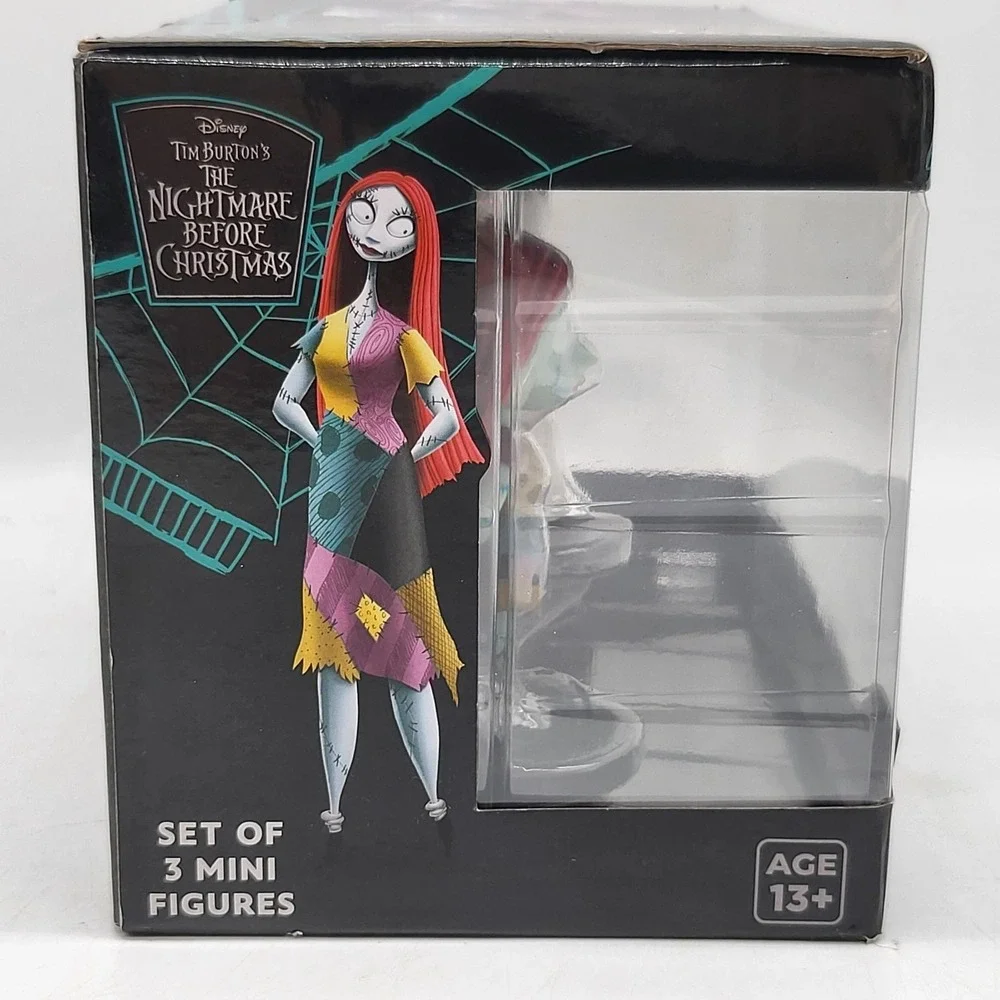 Nightmare Before Christmas Mini Figure‎ Set (Jack Sally Zero) NIB